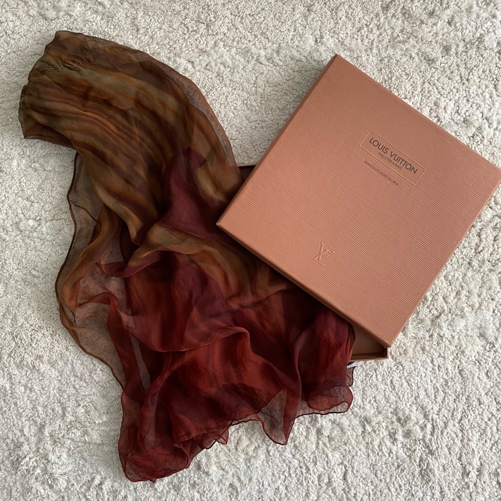 Authentic Louis Vuitton Silk Scarf